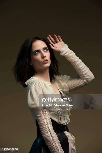 Actress Eva Green is photographed for Los Angeles Times on March 10, 2019 in Beverly Hills, California. PUBLISHED IMAGE. CREDIT MUST READ: Marcus...
