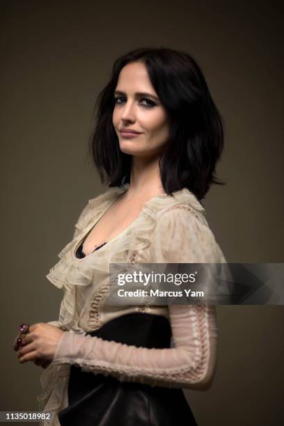 Actress Eva Green is photographed for Los Angeles Times on March 10, 2019 in Beverly Hills, California. PUBLISHED IMAGE. CREDIT MUST READ: Marcus...