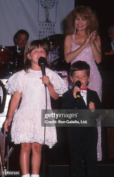 Pia Zadora, Kady Riklis and Kristofer Riklis during Mauna Lani Celebrity Sports Invitational at Mauna Lani Bay Hotel in Kohala Coast, Hawaii, United...