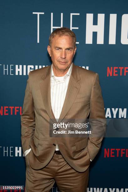 Actor Kevin Costner attends the afterparty following The Highwayman premiere during the 2019 SXSW Conference and Festival at Banger's on March 10,...