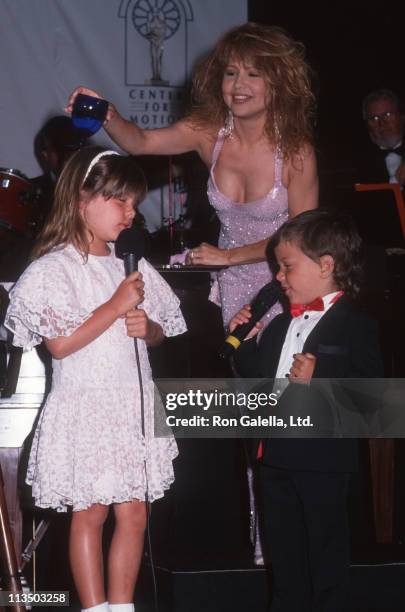 Pia Zadora, Kady Riklis and Kristofer Riklis during Mauna Lani Celebrity Sports Invitational at Mauna Lani Bay Hotel in Kohala Coast, Hawaii, United...