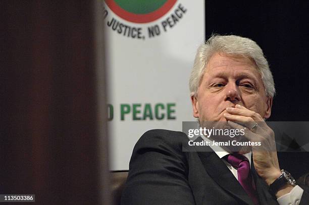 Former President William Jefferson Clinton at the Ninth Annual National Action Network Convention at the New York Sheraton Hotel on April 19, 2007.