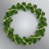 wreath of Christmas tree branches-03-04