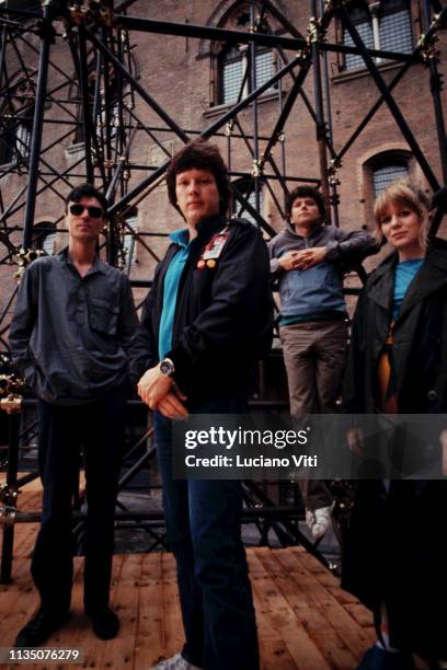 American new wave band Talking Heads , Bologna, Italy, 1982.