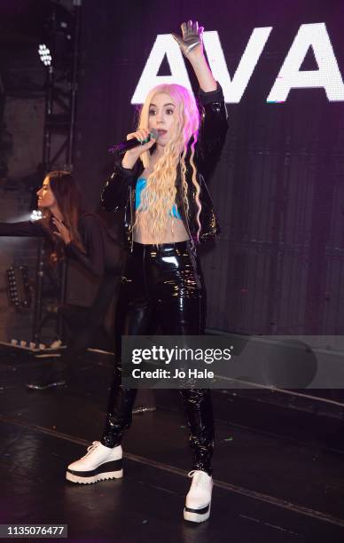 Ava Max performs at G-A-Y, Heaven on March 09, 2019 in London, England.