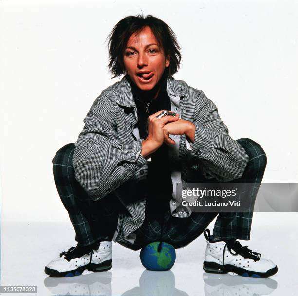 Italian singer-songwriter Gianna Nannini, Rome, Italy, 1993.