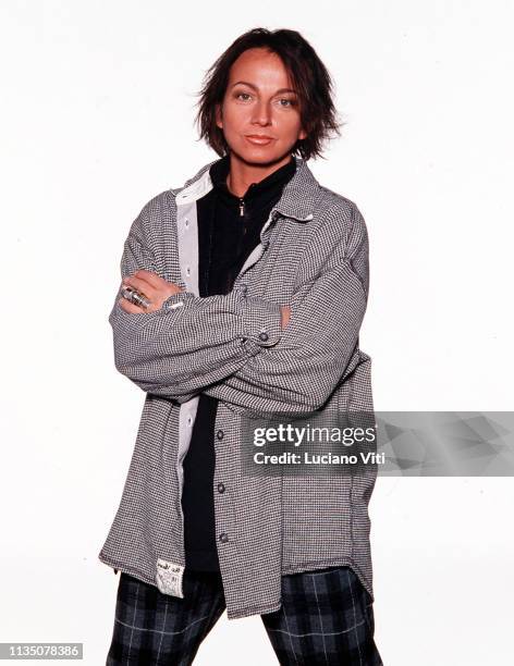 Italian singer-songwriter Gianna Nannini, Rome, Italy, 1993.