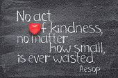 act kindness Aesop