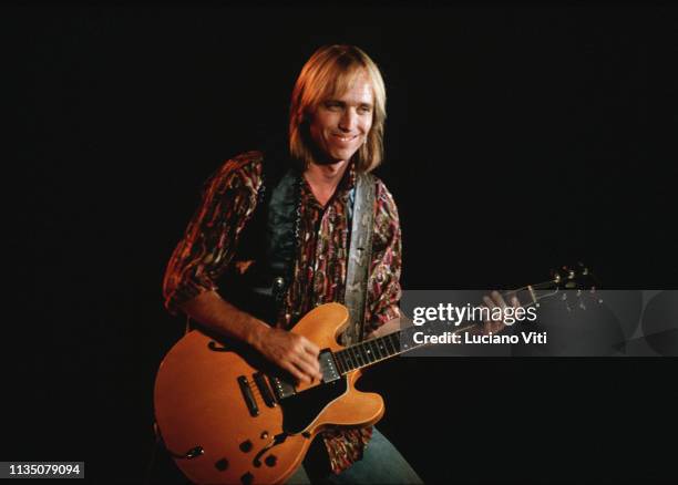 American singer-songwriter Tom Petty of Tom Petty and The Heartbreakers and Traveling Wilburys, Rome, Italy, circa 1995.