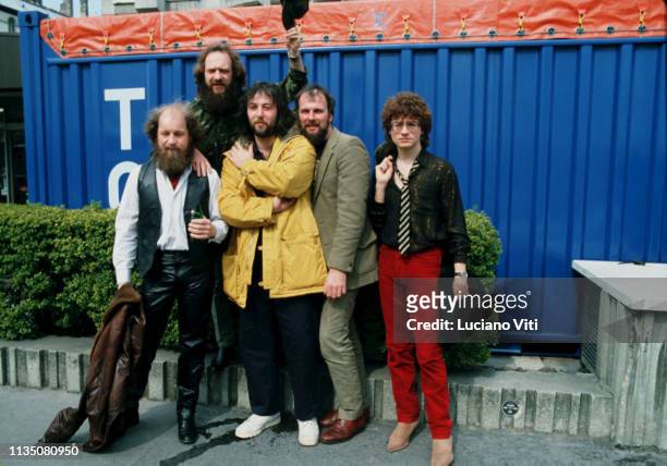 British rock band Jethro Tull, 1982.