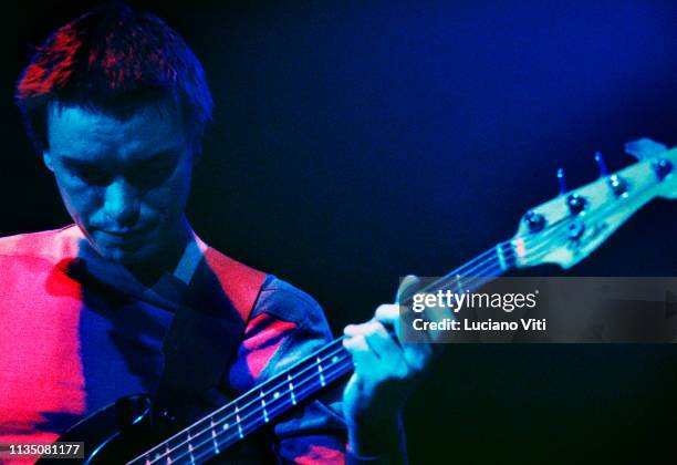 Jazz bassist Jaco Pastorius, Rome, Italy, 1986.