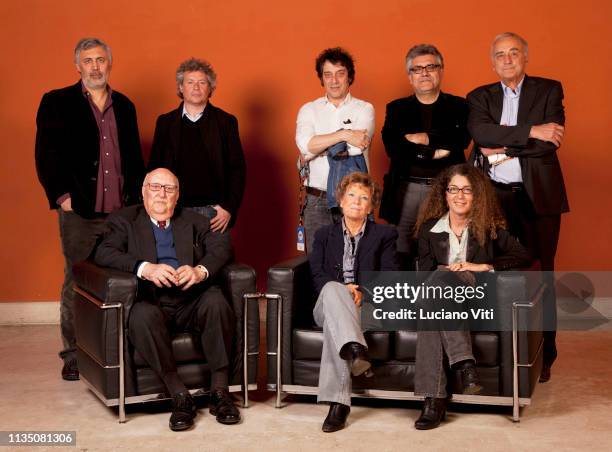 Italian writers Sandro Veronesi, Giancarlo De Cataldo, Melania Mazzucco, Dacia Maraini, Alessandro Baricco, Andrea Camilleri, Giovanni De Luna,...