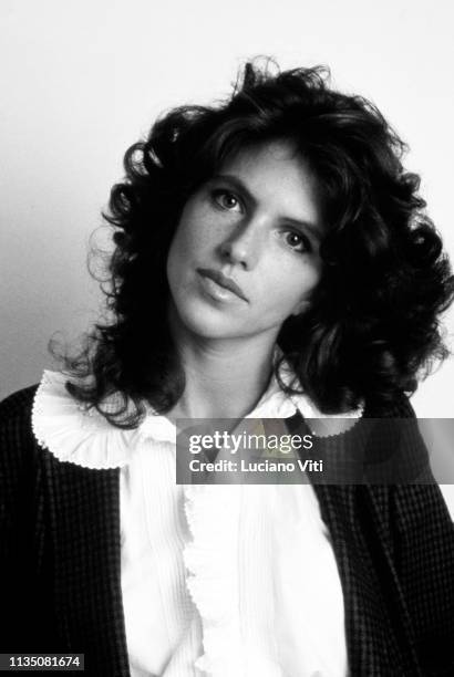 French actress Clio Goldsmith, Rome, Italy, 1984.