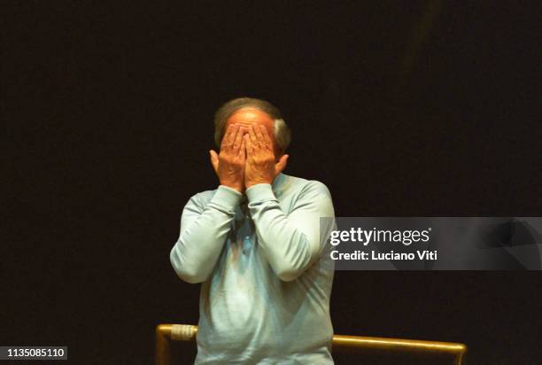 French music composer Pierre Boulez, Rome, Italy, 1993.