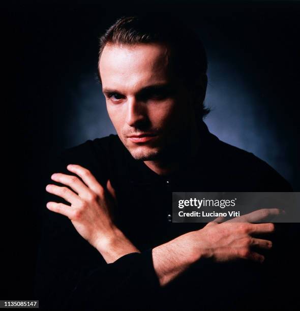 Italian-Spanish pop singer and actor Miguel Bosé, Italy, circa 1990.