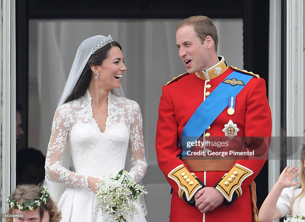 The Wedding of Prince William with Catherine Middleton - Buckingham Palace Balcony