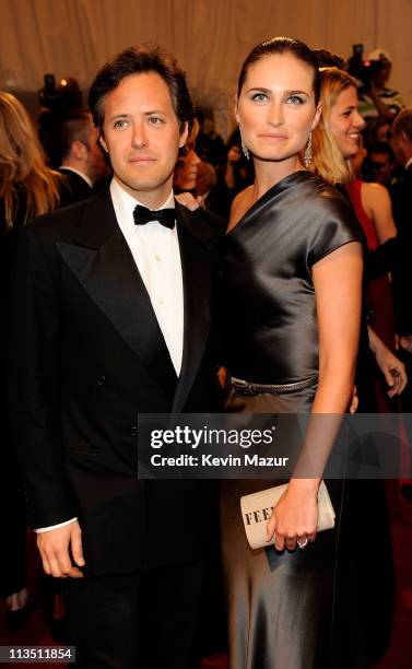 David Lauren and Lauren Bush attends the "Alexander McQueen: Savage Beauty" Costume Institute Gala at The Metropolitan Museum of Art on May 2, 2011...