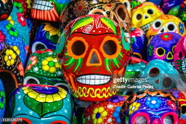 day of the dead in mexico - oaxaca stock-fotos und bilder