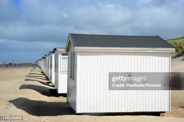 denmark  lokken beach - passenger cabin stock pictures, royalty-free photos & images