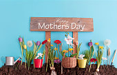Mothers day flower garden sign