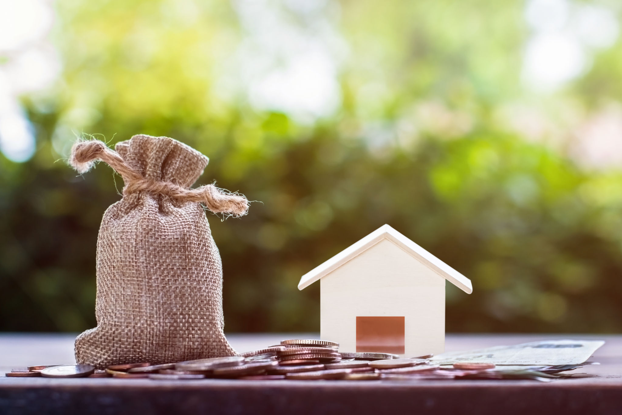 Saving for buying house or real estate investment program concept. Saving for buying house or real estate investment program concept.