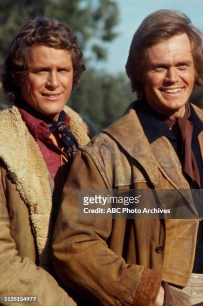 Ben Murphy, Roger Davis appearing in the Disney General Entertainment Content via Getty Images tv series 'Alias Smith and Jones'.