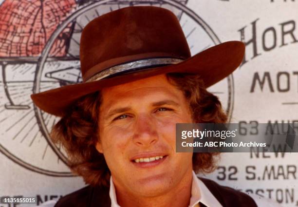 Ben Murphy appearing in the Walt Disney Television via Getty Images tv series 'Alias Smith and Jones'.