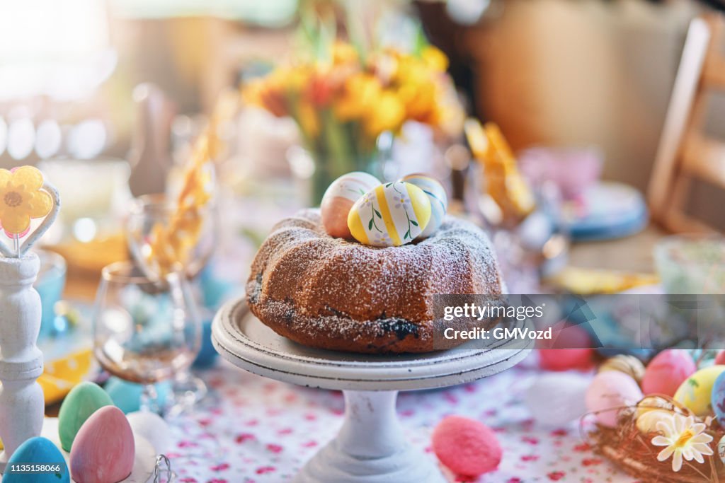 Easter Bunt Cake