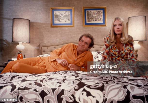 Lawrence Pressman, Melodie Johnson appearing in the Disney General Entertainment Content via Getty Images late night special 'Bedtime Story'.