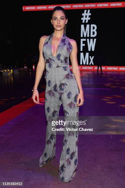 Livia Brito attends the Mercedes-Benz Fashion Week Mexico Fall/Winter 2019 - Day 5 on April 5, 2019 in Mexico City, Mexico.