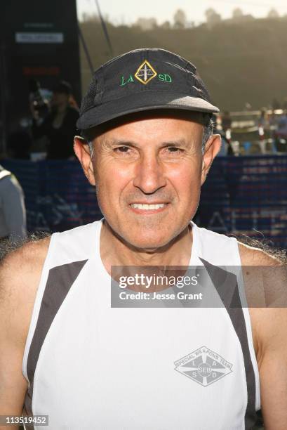 Sherriff Lee Baca during The 20th Annual Nautica Malibu Triathlon for the Elizabeth Glaser Pediatric AIDS Foundation at Zuma Beach in Malibu,...