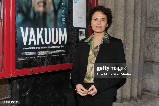 Barbara Auer during the "Vakuum" Photocall on March 11, 2019 in Hamburg, Germany.