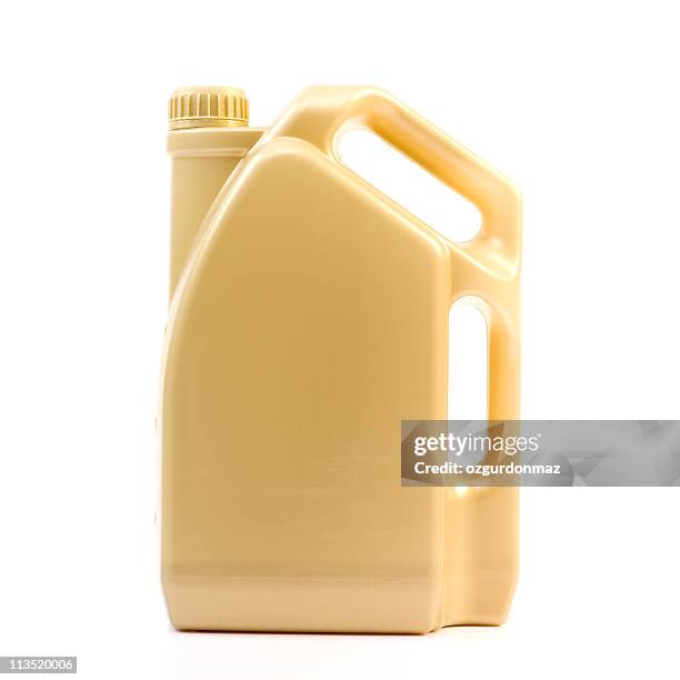 motor oil flasche - benzinkanister stock-fotos und bilder