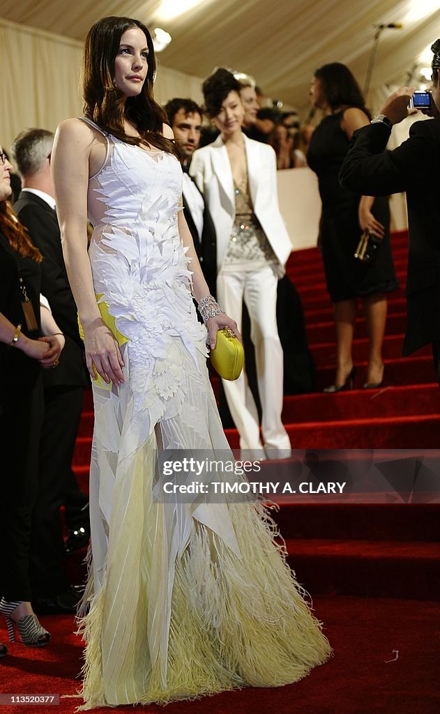 Liv Tyler attends the 'Alexander McQueen