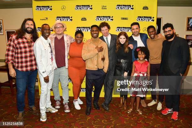 Cast and crew of "The Day Shall Come" attend the "The Day Shall Come" Premiere 2019 SXSW Conference and Festivals at Paramount Theatre on March 11,...