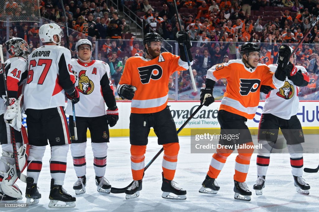 Ottawa Senators v Philadelphia Flyers