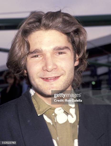 Corey Feldman during Greenpeace Flagship Rainbow Warrior - February 2, 1992 at Los Angeles Harbor in San Pedro, California, United States.