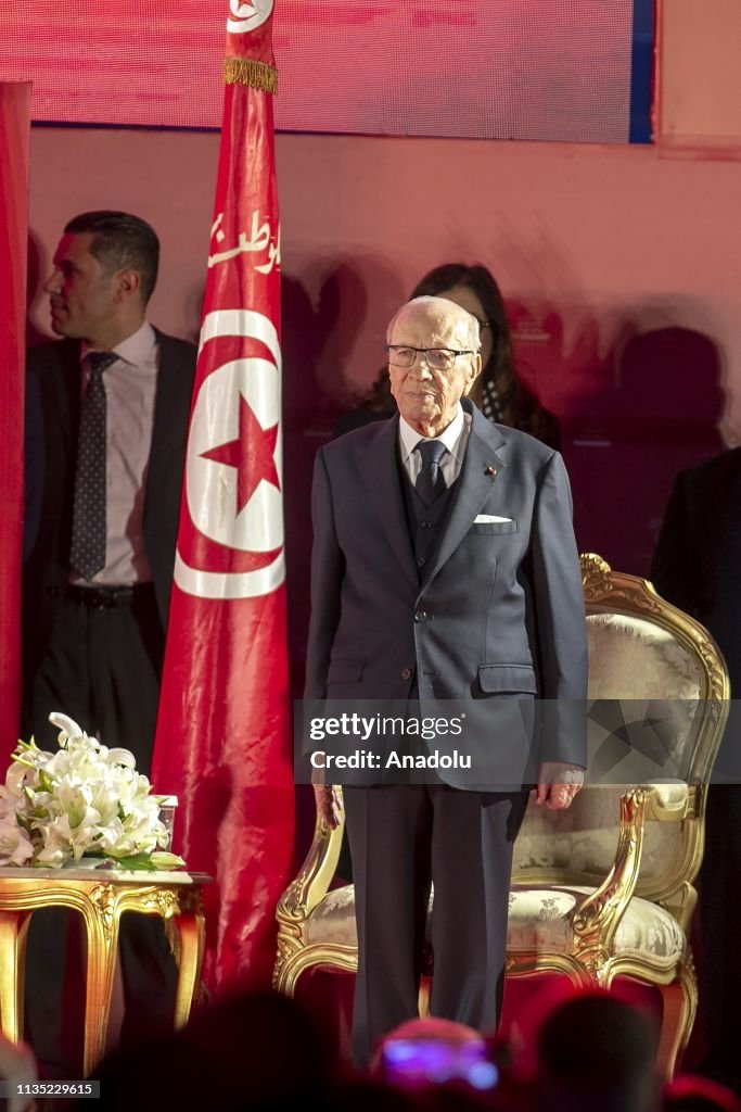 Tunisian President Beji Caid Essebsi...