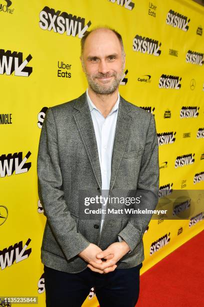 Jesse Armstrong attends the "The Day Shall Come" Premiere 2019 SXSW Conference and Festivals at Paramount Theatre on March 11, 2019 in Austin, Texas.