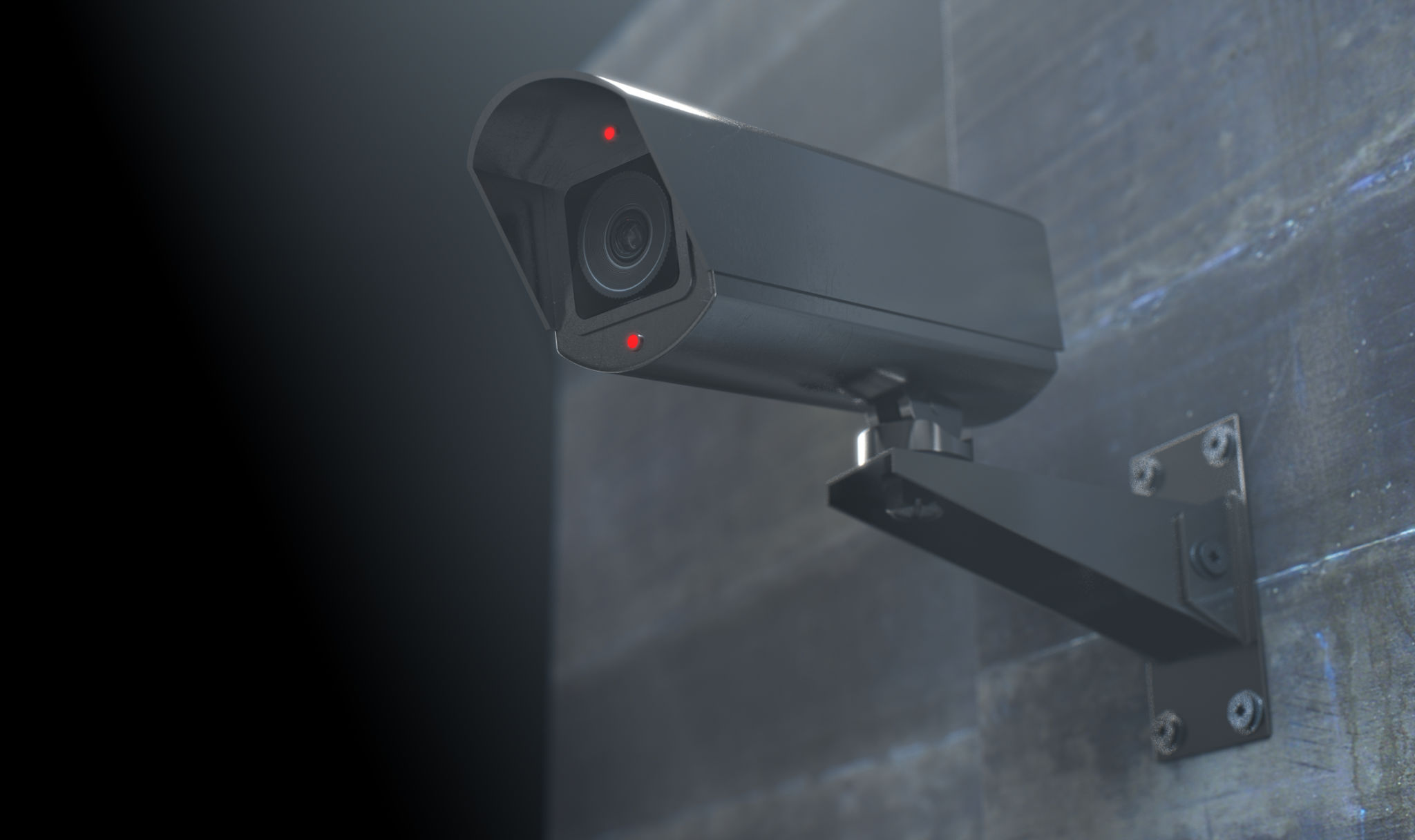 security camera night