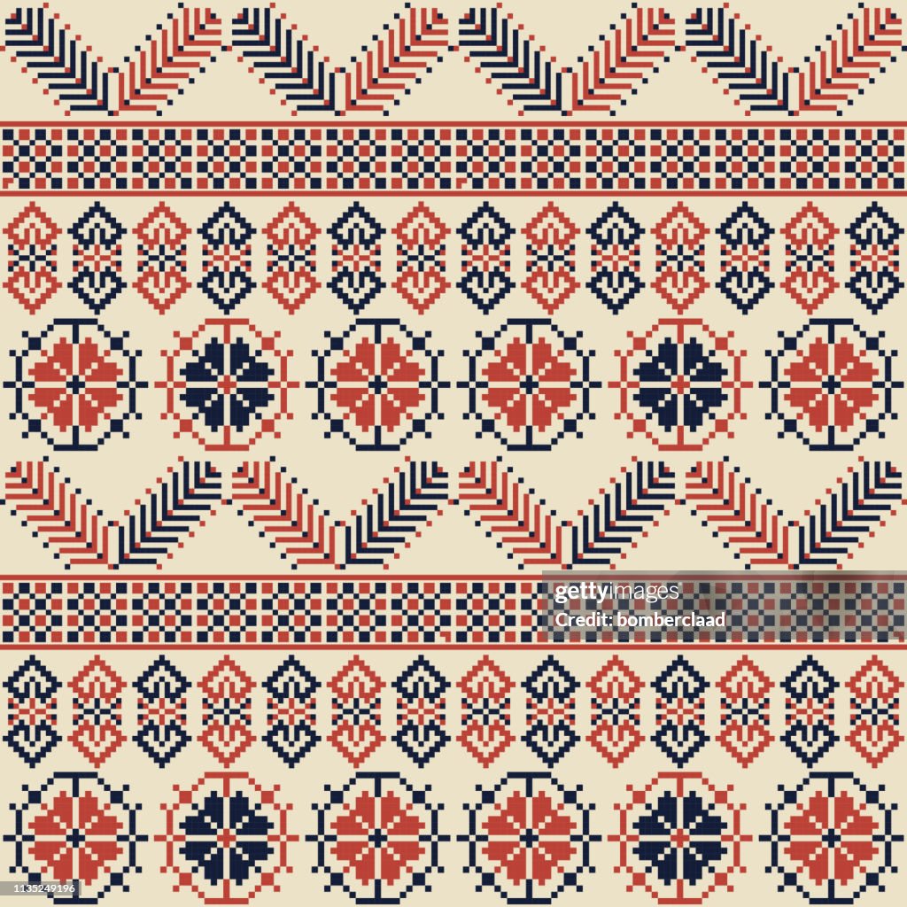 Palestinian Pattern Print Palestinian Embroidery Pattern High-Res Vector Graphic - Getty Images