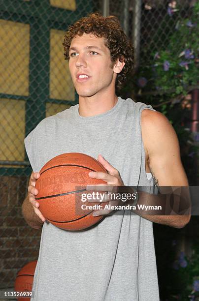 Luke Walton during Los Angeles Laker Luke Walton Makes His Daytime Debut on CBS' "The Young and the Restless" Set to Air August 30, 2006 at CBS in...