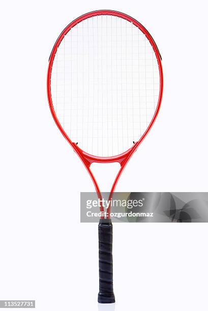 tennis racket - tennis racquet stockfoto's en -beelden