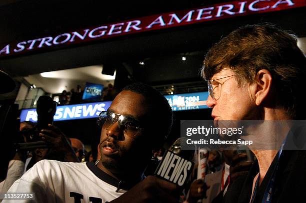 Sean "P. Diddy" Combs and former Attorney General Janet Reno