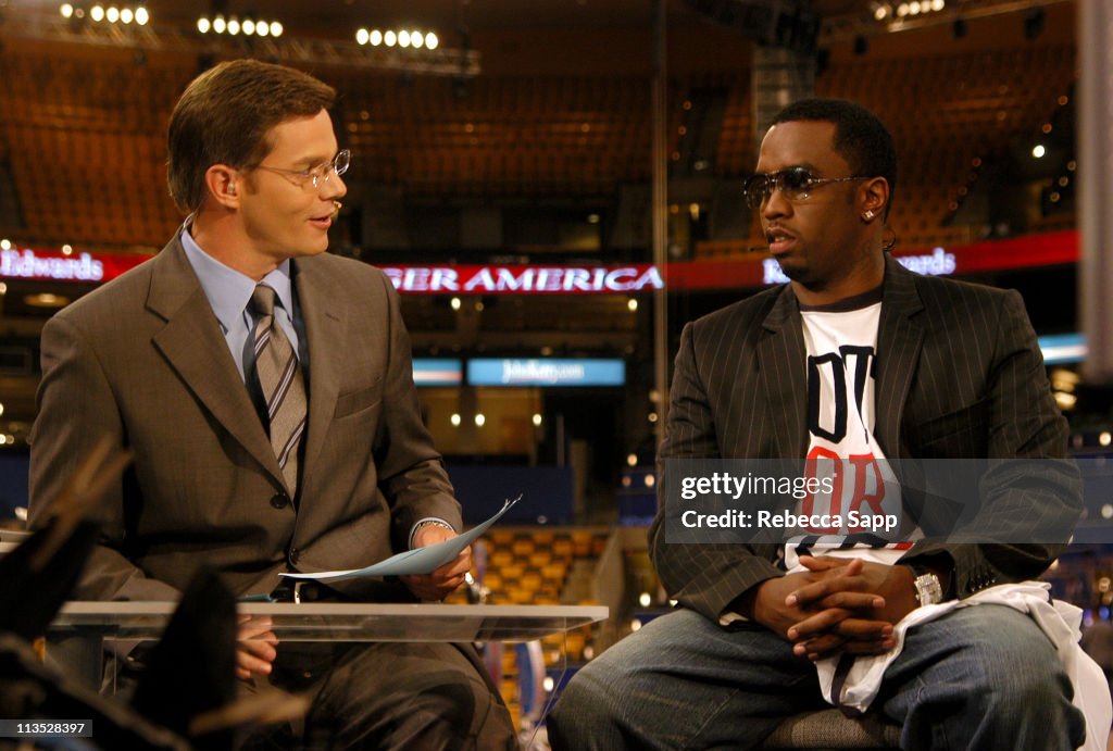 Sean "P. Diddy" Combs during Sean "P. Diddy" Combs Visits Fleet