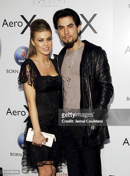Carmen Electra and Dave Navarro during SAAB Introduces Their New Concept Vehicle The "Aero X" and Announces Their Philanthropic Partnership With...