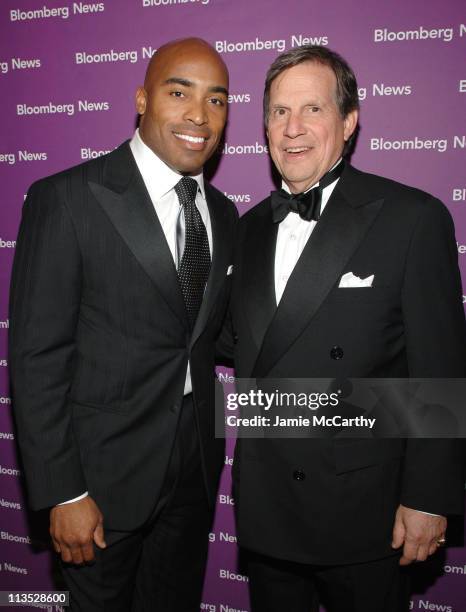 Tiki Barber and Peter Grauer, President and CEO Bloomberg LP