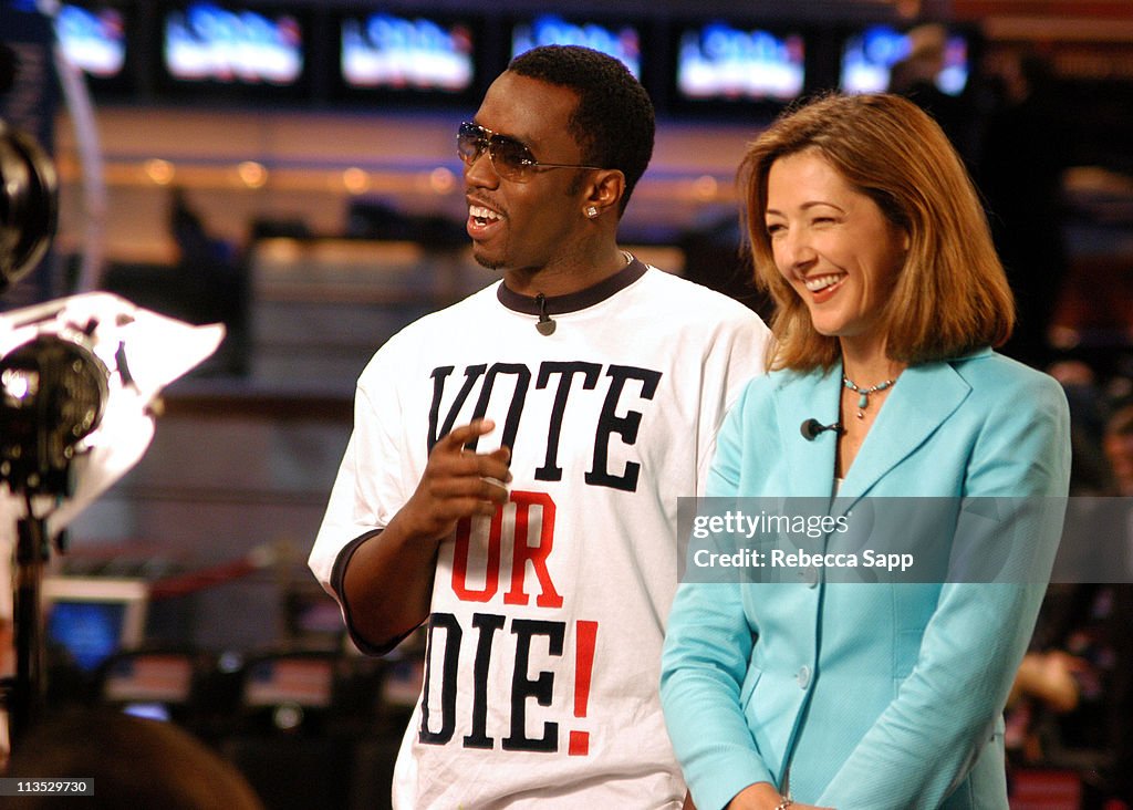 Sean "P. Diddy" Combs during Sean "P. Diddy" Combs Visits Fleet... News