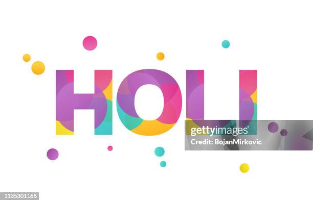 holi abstract background with paint drops. festival of colors. vector illustration. - holi vector stock illustrations