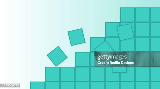 abstract tiles pattern background - roof shingles texture stock illustrations